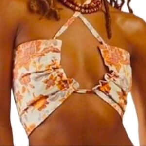 FREE PEOPLE SUMMER OF LOVE CONVERTIBLE BANDEAU TOP WOMEN NATURAL/UN SIZE XS
